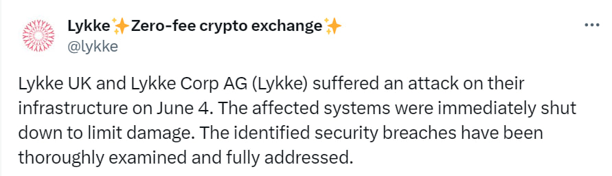 Hackers Tấn Công Lykke, 22 Triệu USD Bị Bốc Hơi