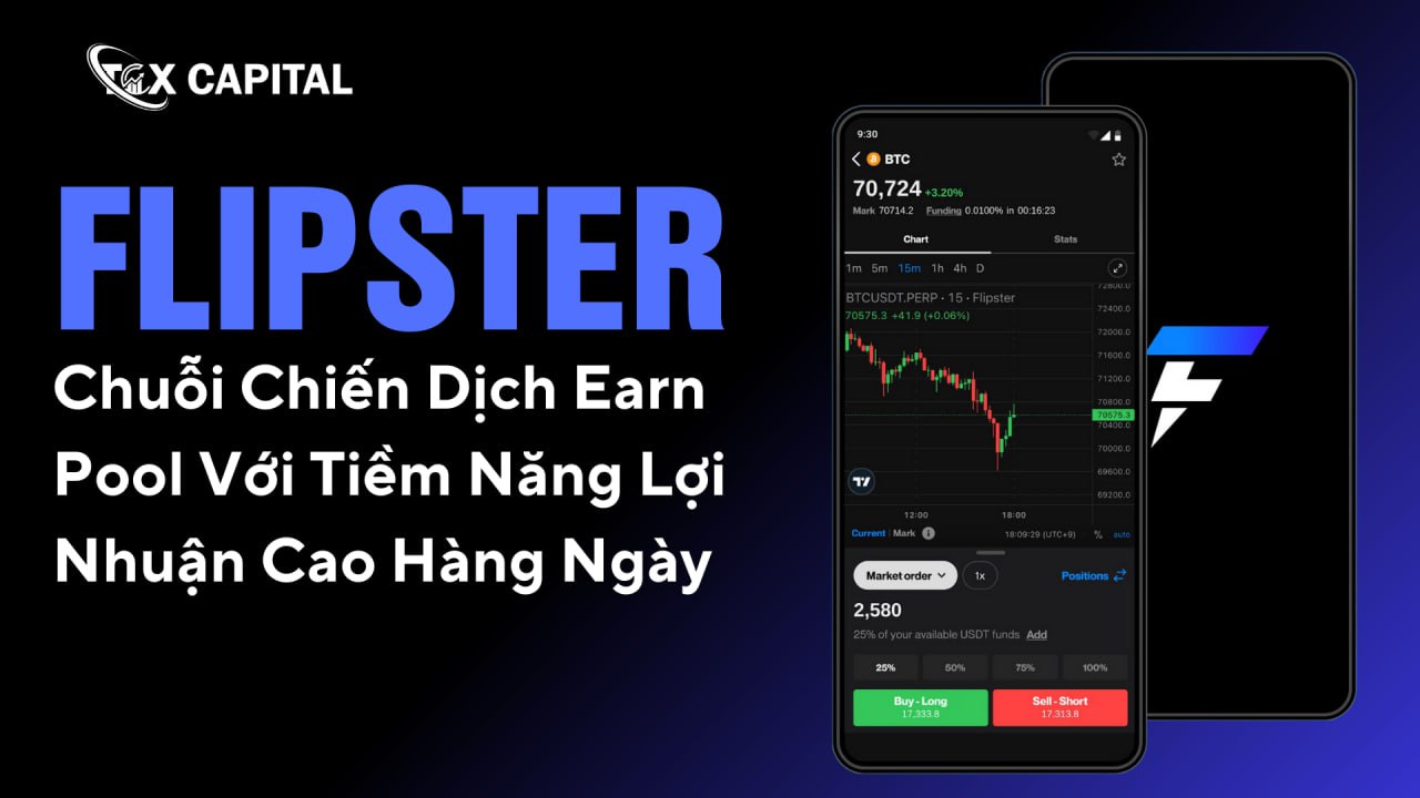 Flipster: Chuỗi Chiến Dịch Earn Pool Với Tiềm Năng Lợi Nhuận Cao Hàng Ngày