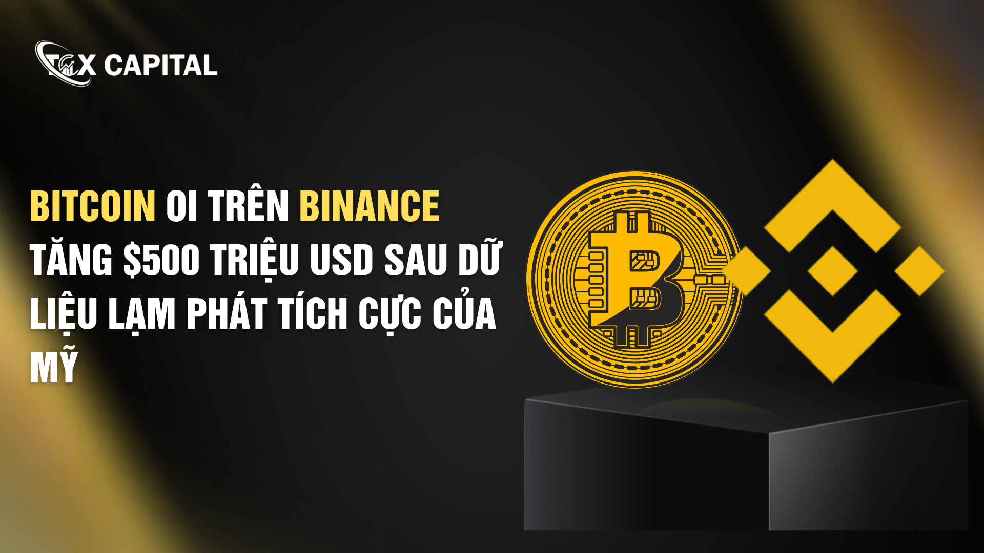 Bitcoin OI trên Binance tăng $500 triệu USD sau dữ liệu lạm phát tích cực của Mỹ